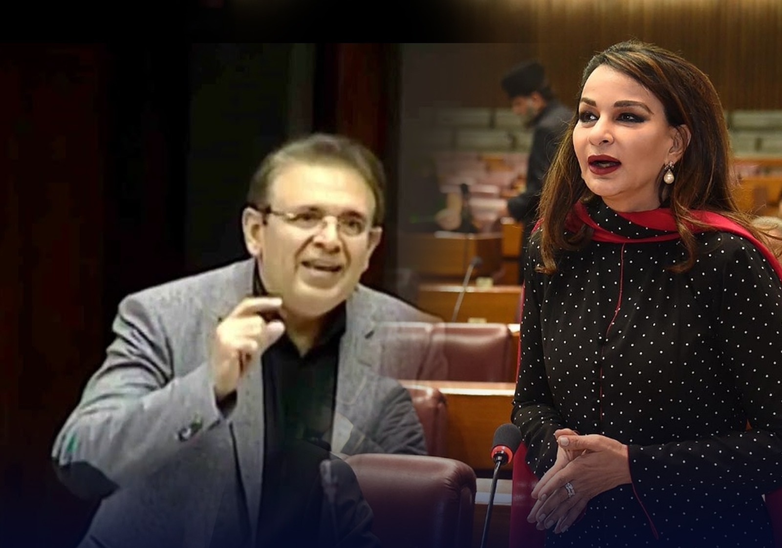 سینیٹر شیری رحمٰن اور سینیٹر ہمایوں مہمند کے مابین تلخ جملوں کا تبادلہ