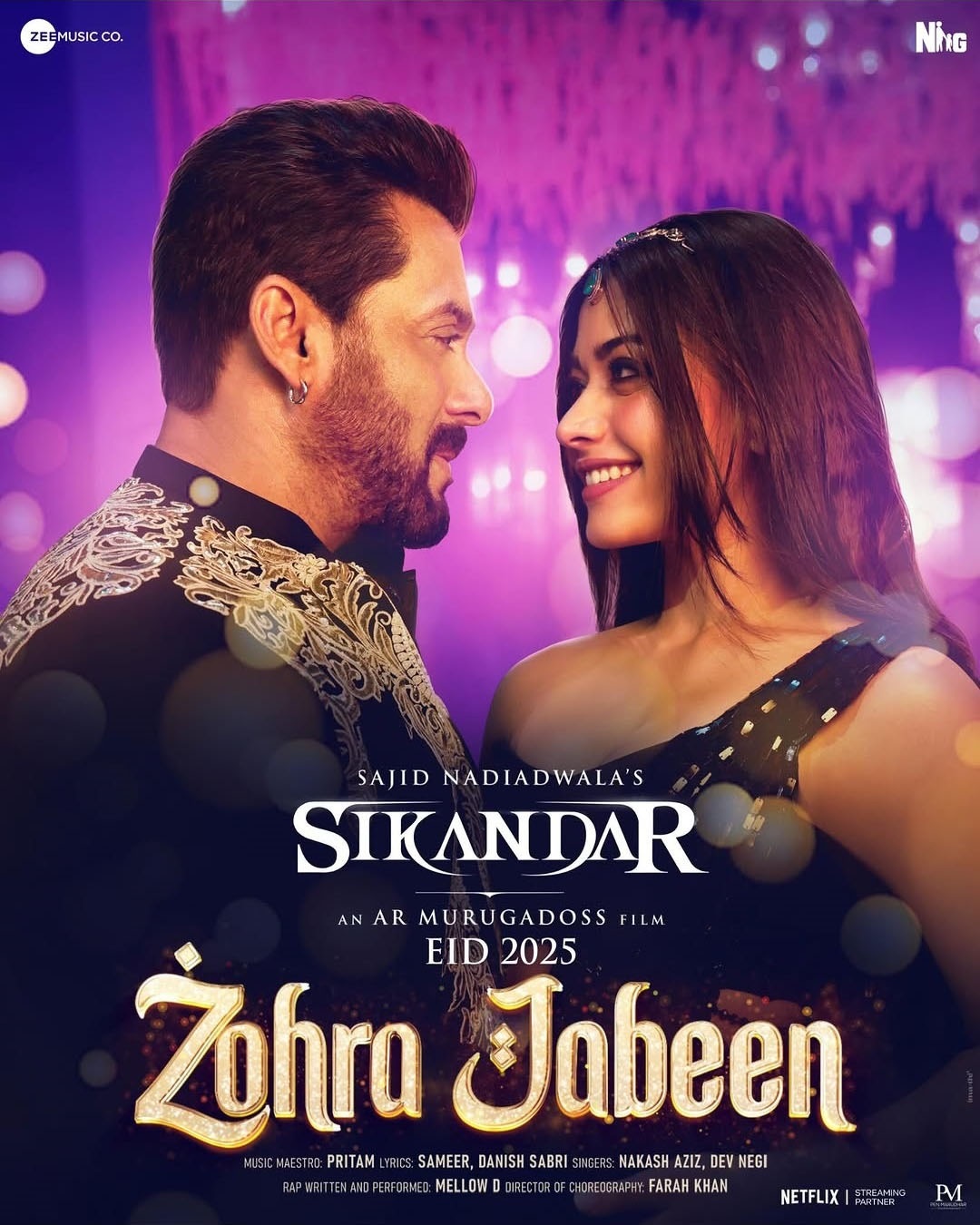 سلمان خان کی نئی فلم ’’سکندر‘‘ کا سکندر ناچے گانا ریلیز ہوتے ہی چھا گیا