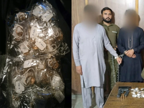 شہری سے 40 لاکھ کے زیورات چھیننے کا ڈراپ سین
