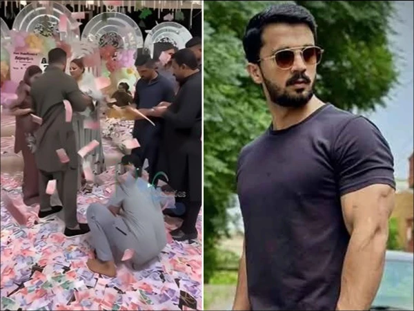 رجب بٹ باز نہیں آئے، بھانجی کے عقیقے پر دولت کی نمائش