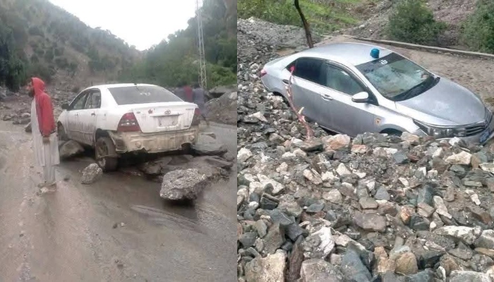 بابو سر ٹاپ پر متعدد سیاح سیلابی ریلے میں بہہ کر لاپتا ہوگئے