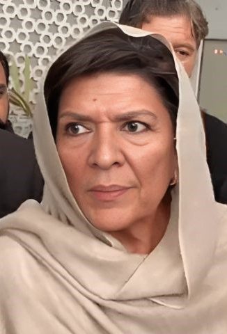 اڈیالہ جیل کے باہر علیمہ خان پر انڈہ پھینک دیا گیا
