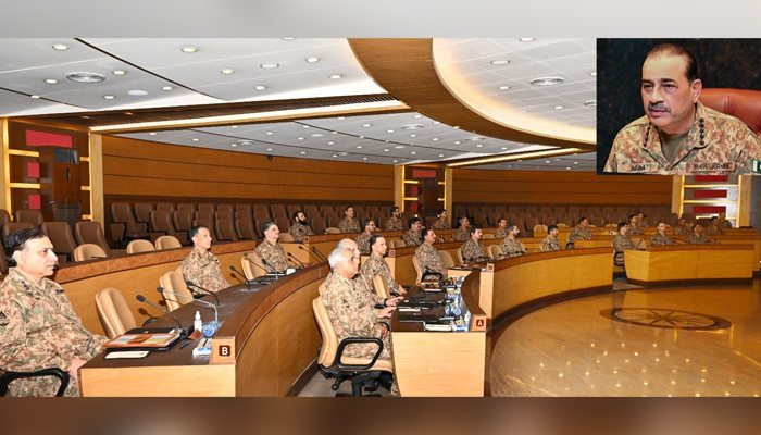 قومی یکجہتی و سلامتی کو نقصان پہنچانے کی کسی کو اجازت نہیں دی جائے گی: کورکمانڈرز کانفرنس