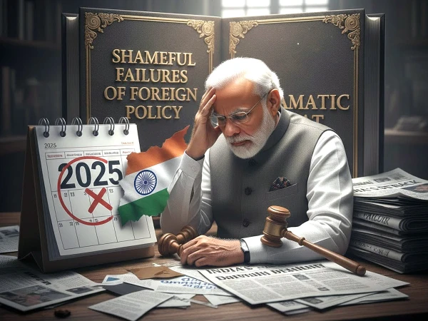 2025ء ؛ بھارتی خارجہ پالیسی کی شرمناک ناکامیوں اور بدترین سفارتی ہزیمت کا سال