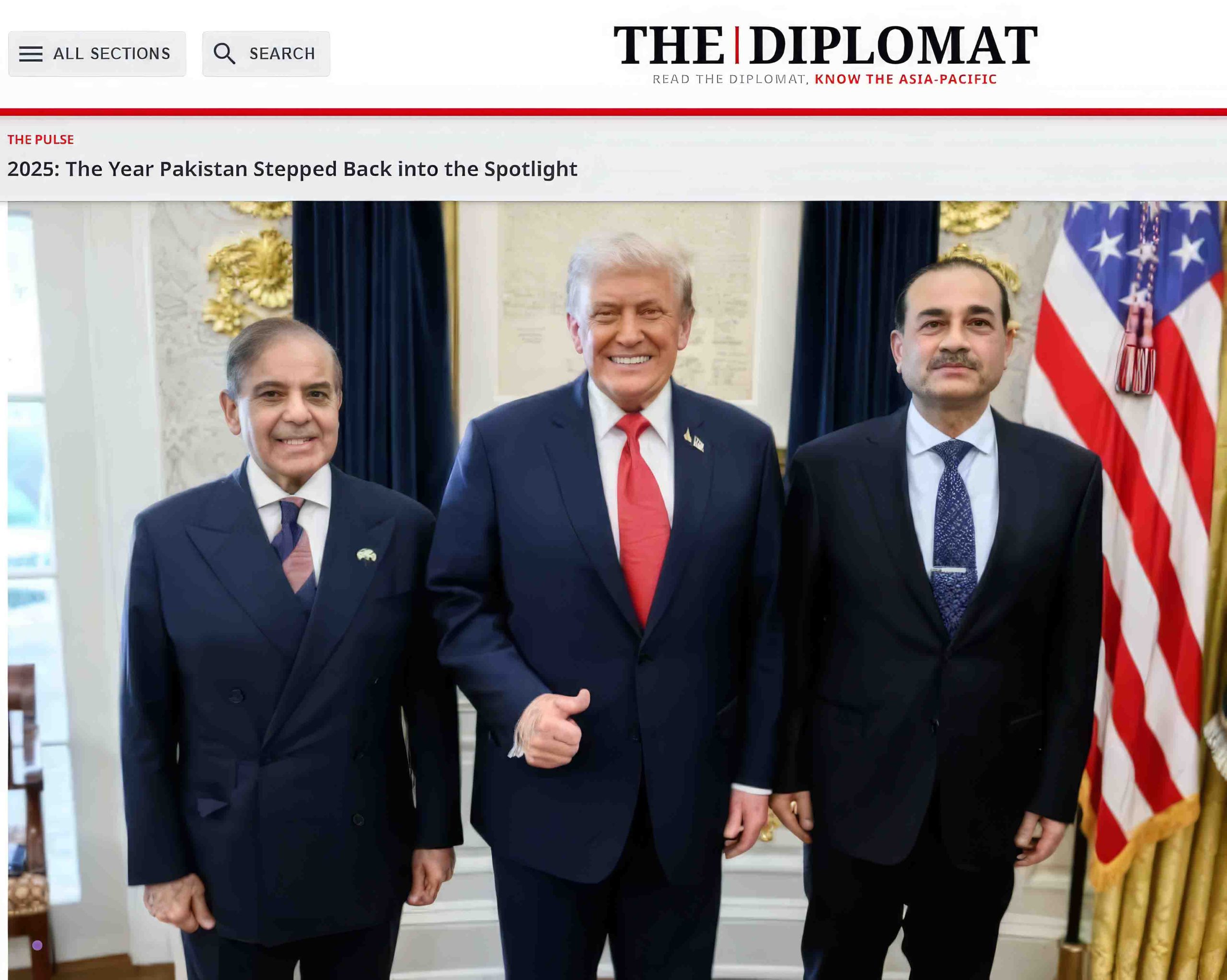 2025 پاکستان کے عسکری اعتماد کا سال.امریکی میگزین “دی ڈپلومیٹ” کا اعتراف