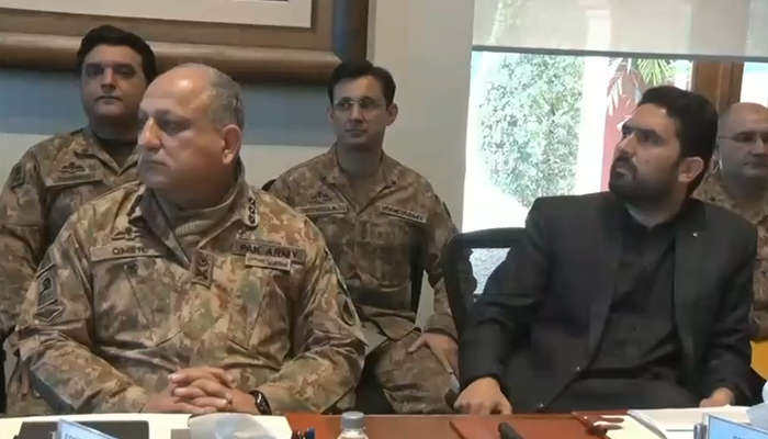 خیبر پختونخوا میں امن و امان کی مجموعی صورت حال پر غور کے لیے ایک اعلیٰ سطح کا اجلاس