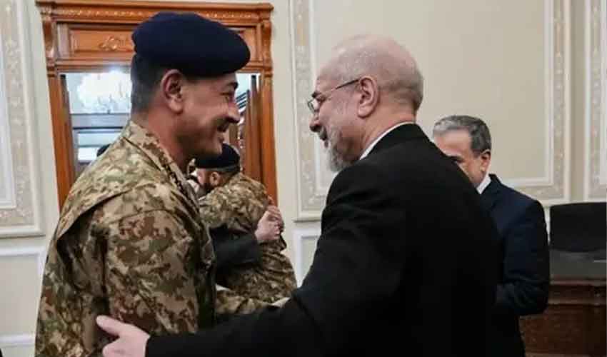 پاکستان اور فیلڈ مارشل عاصم منیر کے شکر گزار ہیں،  اسپیکرمحمد باقر قالیباف