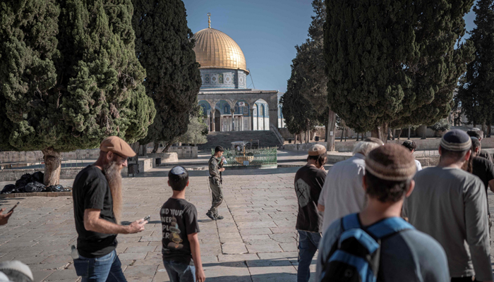 مسجد اقصیٰ میں اسرائیلی وزرا اور آبادکاروں کی اشتعال انگیز کارروائیوں کی مذمت
