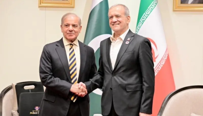 ایرانی صدر نے اپنی تقریر میں پاکستان کی امن کیلئے کاوشوں کو سراہا